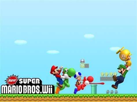 New Super Mario Bros Wii Wallpaper Download