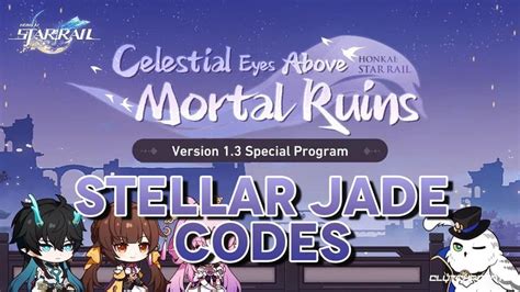 Honkai Star Rail 13 Livestream Stellar Jade Redemption Codes