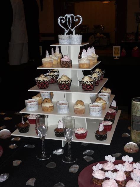 41 Best Square Cupcake Tower Displays Images On Pinterest