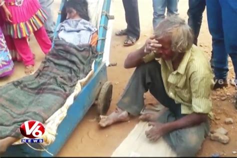 No Money For Ambulance Leprosy Patient In Telangana Carried Dead Wife