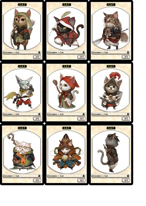 Check spelling or type a new query. My mix of cat tokens unrelated to MTG (With images) | Mtg, Cards, Token