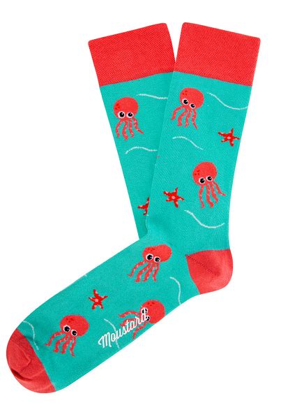 Octopus Socks Moustard
