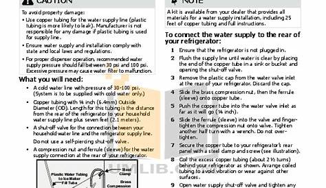 PDF manual for Frigidaire Refrigerator DGUS2645LF