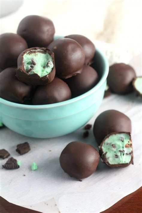 Mint Chocolate Chip Truffles Chocolate With Grace