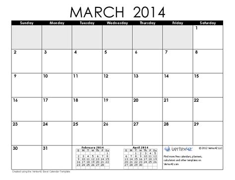 2014 Calendar Templates And Images Monthly And Yearly
