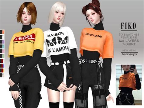 Pin On Sims 4 Female Apparel