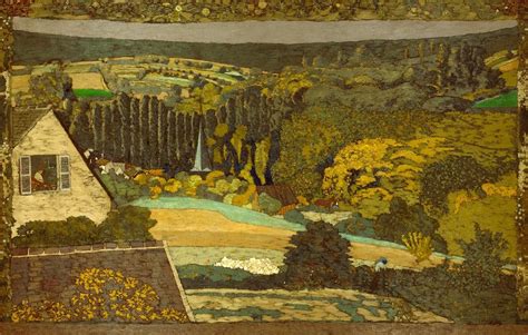 Edouard Jean Vuillard Landscape Window Overlooking The Woods 1981