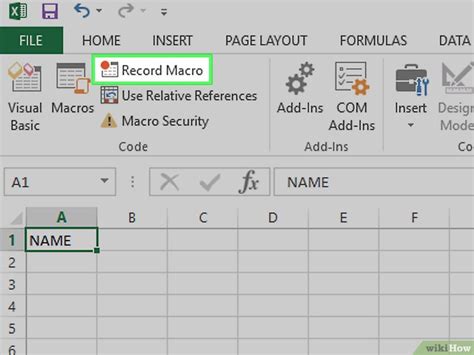 วธการ ใช Macro ใน Excel พรอมรปภาพ wikiHow