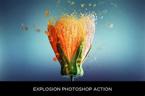 Explosion Photoshop Action Photoshop Add Ons ~ Creative Market