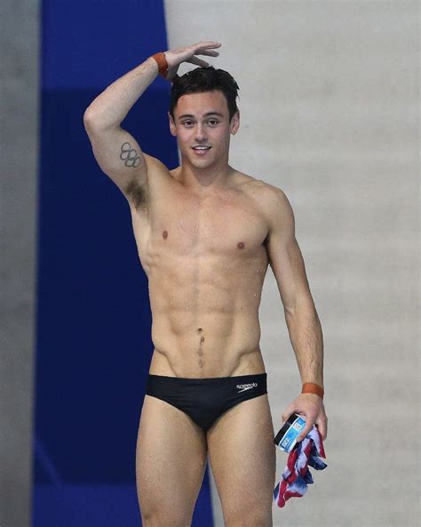 Tom Daley Shirtless And Showing His Pits Fit Males