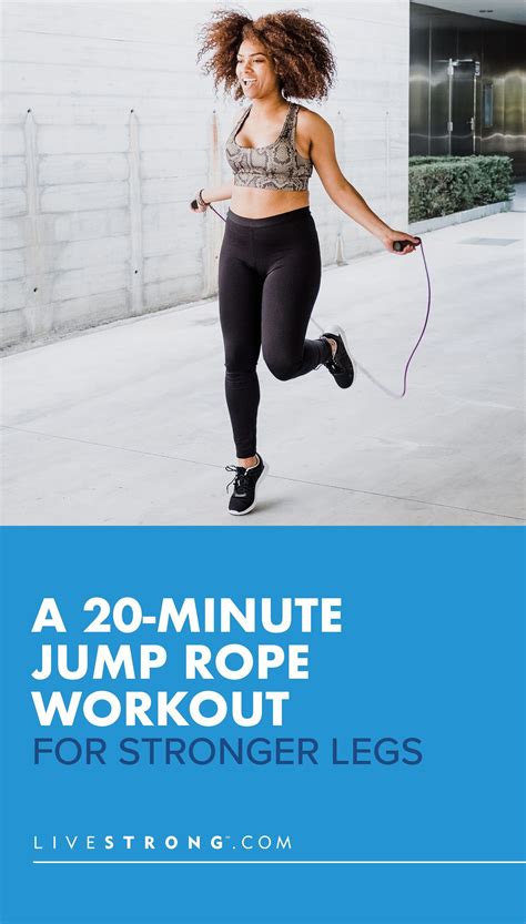 This 20 Minute Jump Rope And Body Weight Workout Chisels And