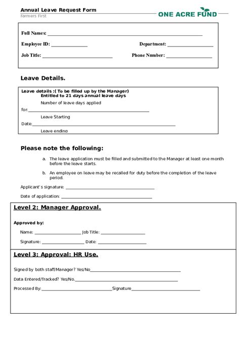 Application Leave Form - Application For Study Leave Fill ...