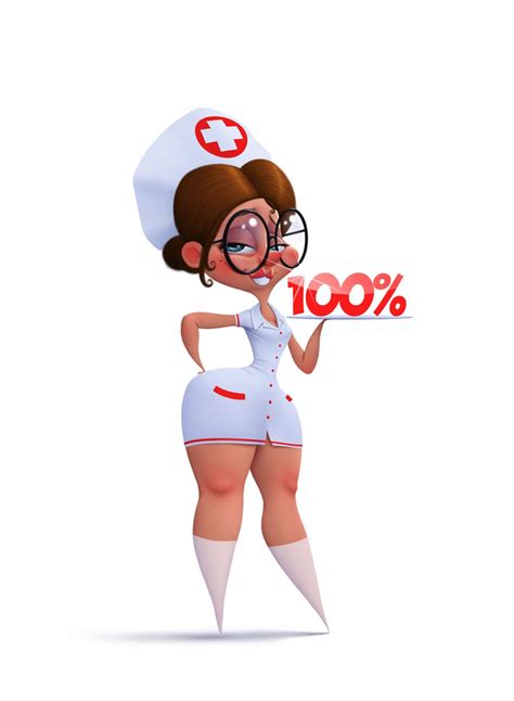 100 characters nurse cartoon comic art girls curvy art
