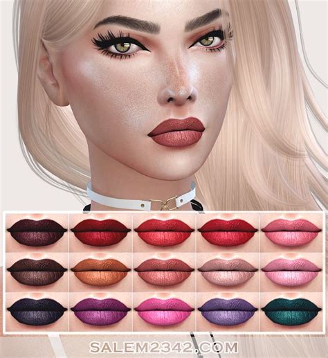 Lipstick 03 Ts4 Sims 4 Cc Makeup Makeup Lip Makeup