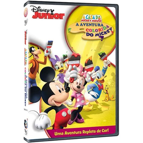 Dvd A Casa Do Mickey Mouse Uma Aventura No Mundo Das Cores Disney