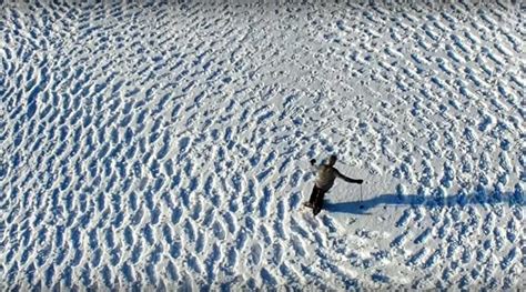 This Man Walks Over 30km In Snow To Make Art And Its