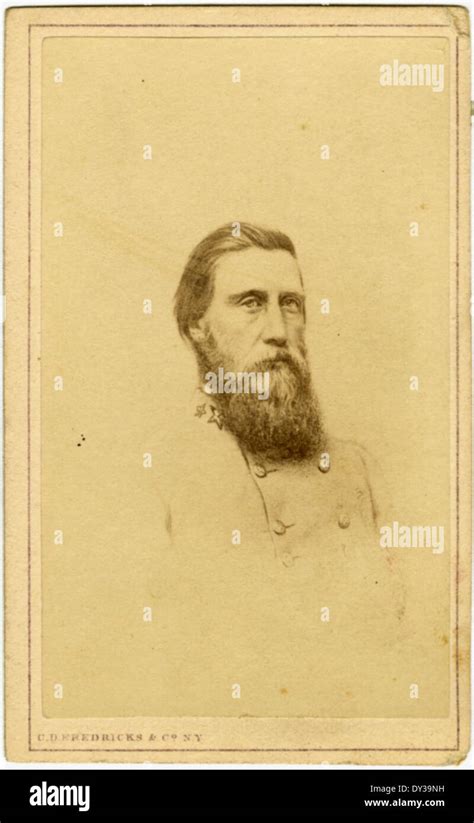 General John B Hood Csa Stock Photo Alamy