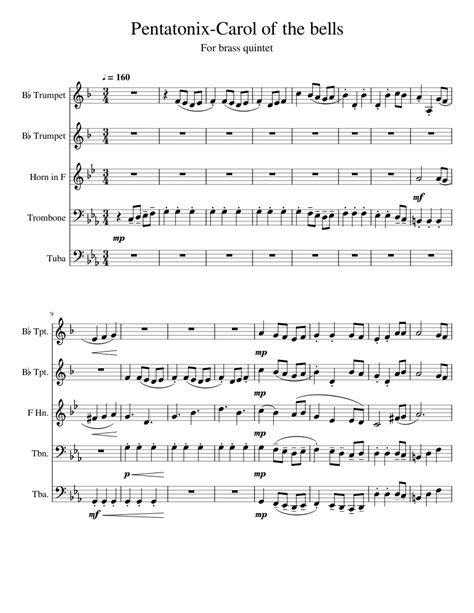 9 scores found for carols of the bells. Carol_of_the_bells Sheet music for Trumpet (In B Flat ...