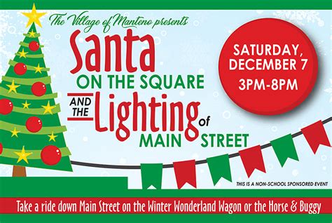 Mantenos 2019 Santa On The Square Featuring The Lighting Of Main