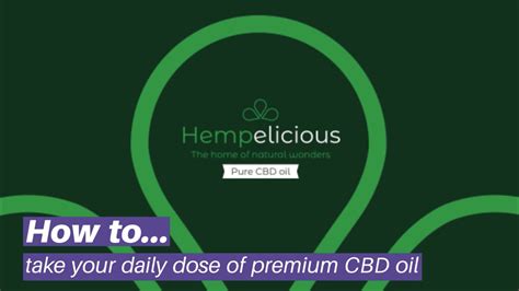 Watch the video explanation about mayo clinic minute: How to take CBD oil... the Hempelicious way - YouTube