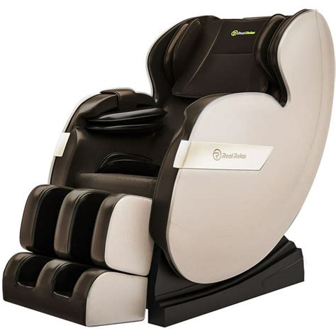 Electric Massage Chair Shiatsu Zero Gravity Full Body With 8 Massage Points 3d Recliner Brown