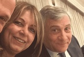 Antonio Tajani, chi è la moglie Brunella Orecchio