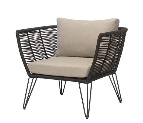 Do you like a design armchair ? Bloomingville Metal Padded armchair - Black/Beige | Made ...