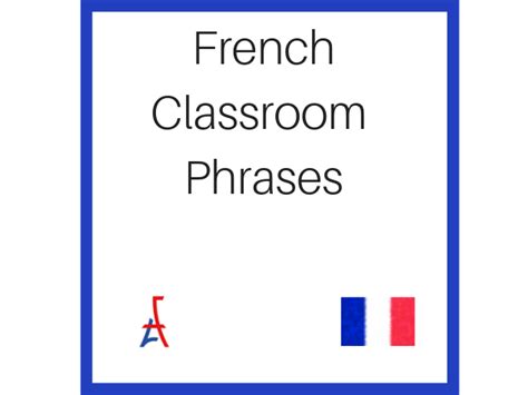 Free French Classroom Phrases Teaching Resources
