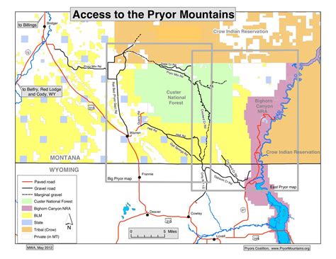 Maps — The Pryor Mountains