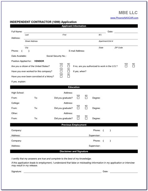 Irs Form 1099 Independent Contractor Form Resume Examples Rykg610own