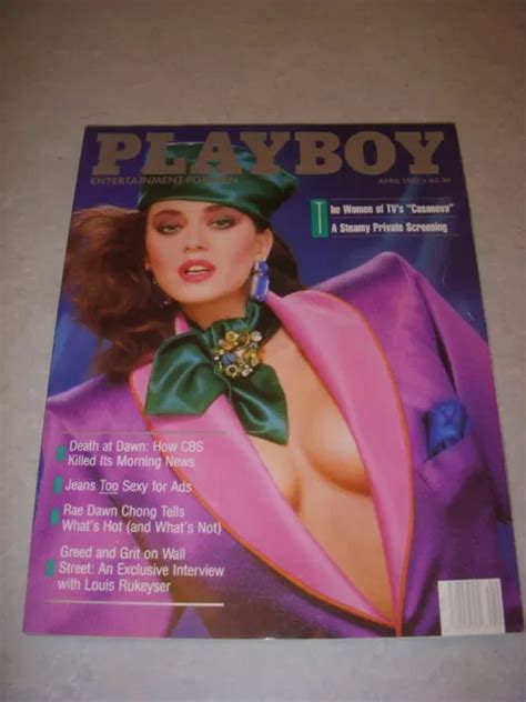 Playboy Magazine April Ava Fabian Cover Rae Dawn Chong Jean