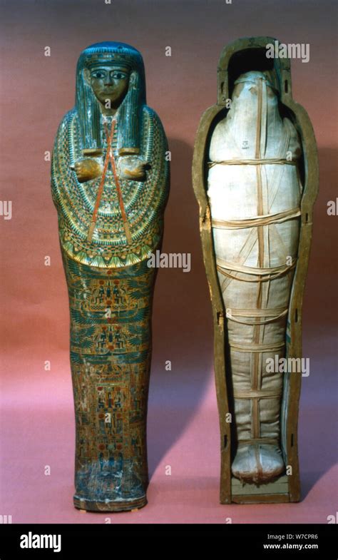 Mummy And Mummy Case Of A Princess Ancient Egyptian 21st Dynasty 1069 945 Bc Artist Unknown