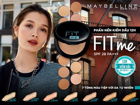 Phấn Nền Kiềm Dầu Maybelline Fit Me New York Compact 16h Spf32 Pa