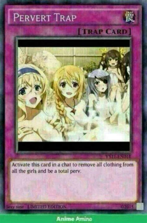 Or at least a few anime try to include one or two. Trap card | Anime Amino