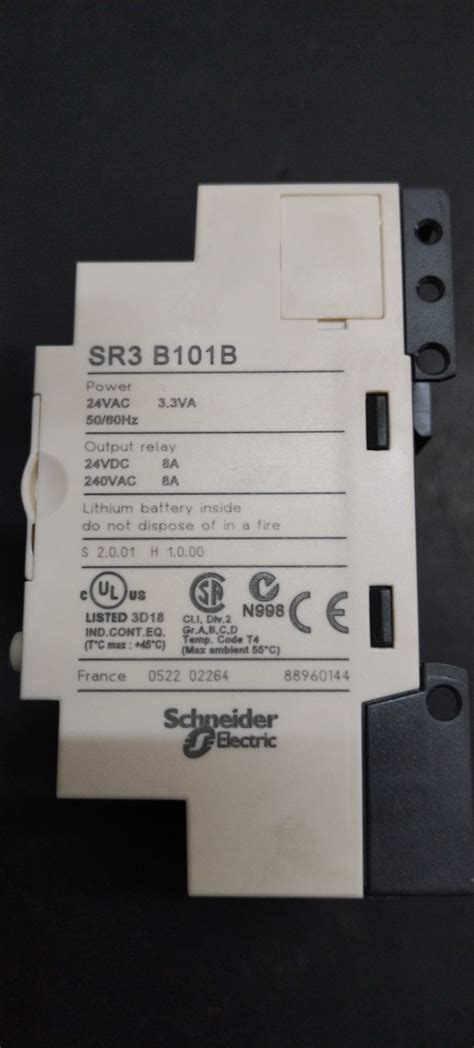 Sr3b101bd Schneider Modular Smart Relay Zelio Logic 10 Io 24 V Dc