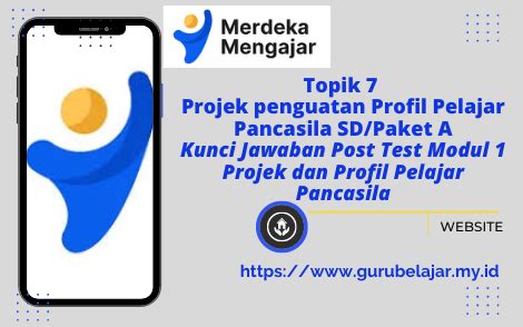 Kunci Jawaban Post Test Modul Projek Dan Profil Pelajar Pancasila Guru Belajar