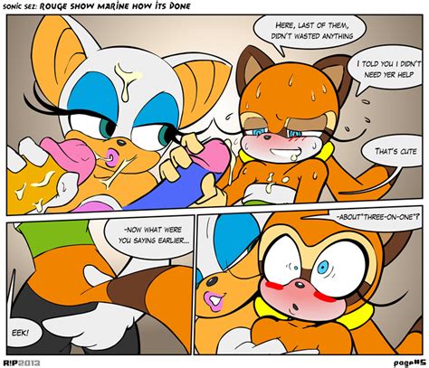 Rouge Showing Marine How Its Done 5 By Evilkingtrefle