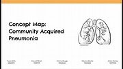 Community Acquired Pneumonia - Concept Map - YouTube