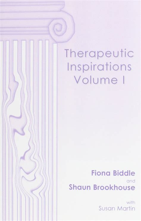 Therapeutic Inspirations V1 Biddle Fiona Karen Brookhouse Shaun