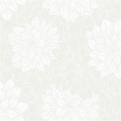 Wall Vision Foliage Grey Floral Paper Strippable Wallpaper Covers 578