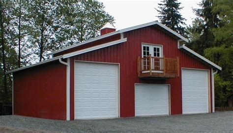 Metal Garage With Apartment Kits In 2020 Pole Barn Garage Barn