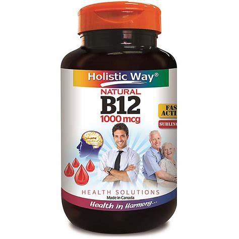 Buy Holistic Way Vitamin B12 Natural Source 1000mg 90s Tablets