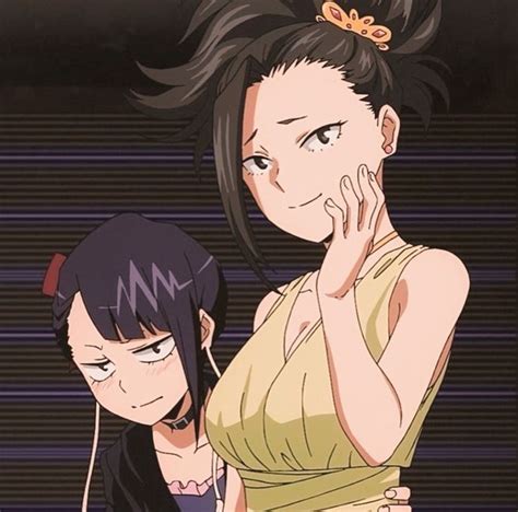Jirou And Momo In 2021 Jirou And Momo Anime Haikyuu Icons