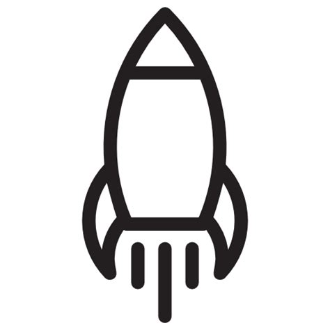 Rocket Launch Free Transport Icons