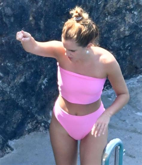 Emma Watson Leads The Way In Her Striking Pink Swimsuit Out On Holiday In Positano 16 Photos