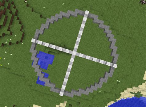 Added a wide mode feature to help show more of the circle. minecraft. — Pixel Circle / Oval Generator (Minecraft ...