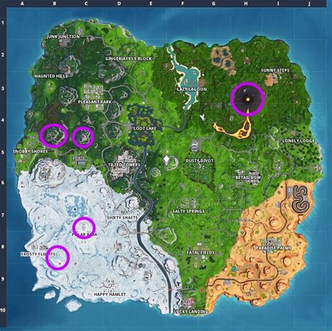 Top Five Highest Elevations On The Fortnite Map How To