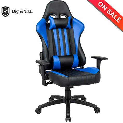 It is sturdy enough to support up to 440 lbs (200 kg) of weight and its backrest can accommodate gamers up to 6'4 (193cm) of height. LCH Racing Gaming Chair 400 lbs Capacity Oversized High-Back Ergonomic Computer Chair PU Leather ...