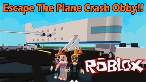 Roblox Escape The Plane Crash Obby เครื่องบินจะตกแล้ว Youtube