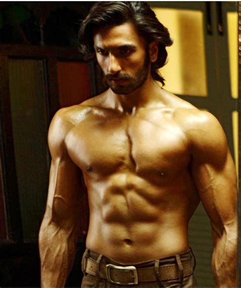 Shirtless Bollywood Men Ranveer Singh Strips For Social Media